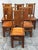 Design Plus Gallery presents a Set of Six Handcrafted Dining Chairs. This matching set is built from solid wood and shows...