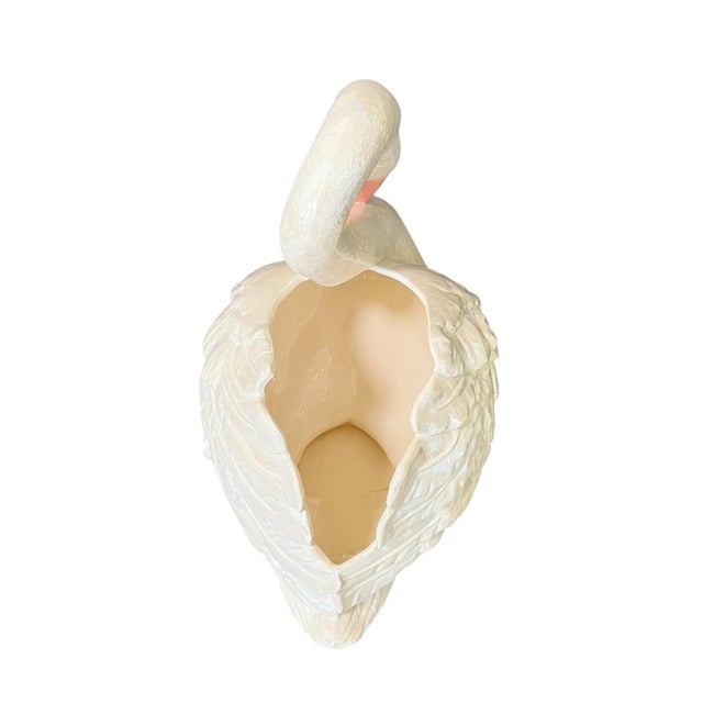Mid 20th Century Vintage Ceramic Swan Jardinière For Sale - Image 5 of 12