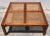 Vintage Mid Century Cane & Glass Wood Fretwork Coffee Table For Sale - Image 12 of 12