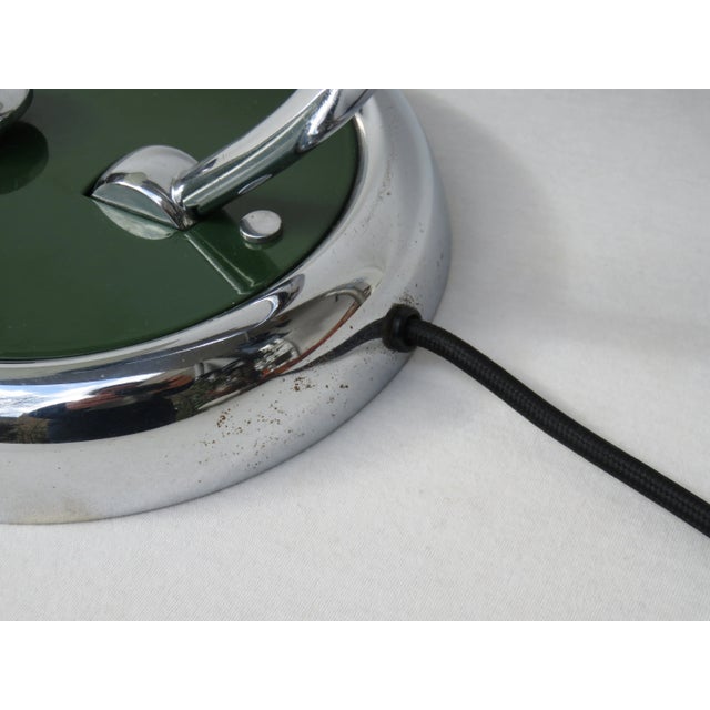 Dark Green and Chrome Desk Lamp from Escolux, 1930s For Sale - Image 15 of 18