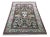 Antique Black Ground Persian IsfahanAhmad Area Rug- 4′2″ × 6′6″ For Sale