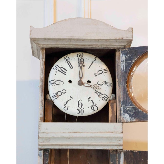 Early 19th-Century Swedish Gustavian Longcase Clock, Circa 1800 For Sale - Image 9 of 12