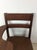 Antique Oak School Desk Chair With Writing Table and Under Seat Storage For Sale - Image 10 of 16