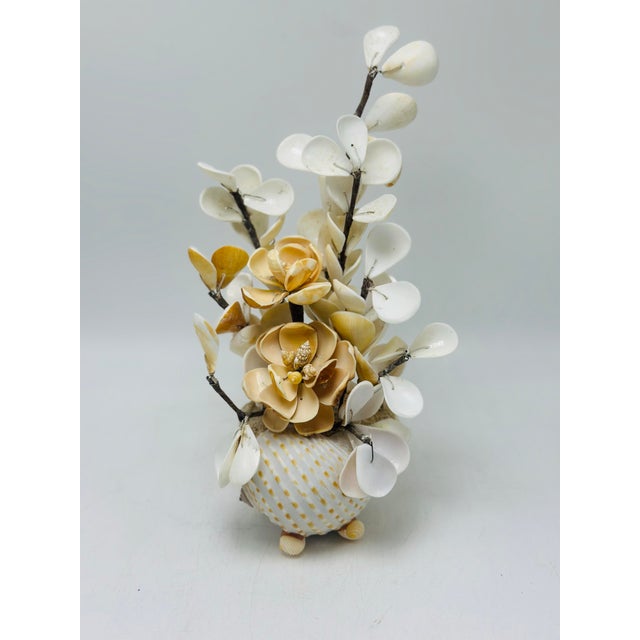 Vintage Shell Art Sculpture For Sale - Image 4 of 6