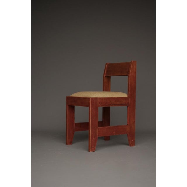 Beige Art Deco Modernist Dutch Chair, 1920s For Sale - Image 8 of 12