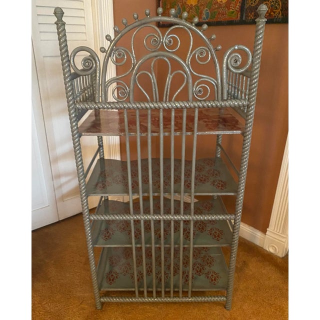 Antique Etagere, Curio Shelves Late 19th Century Carved Victorian Etagare, Refinished For Sale In Dallas - Image 6 of 12
