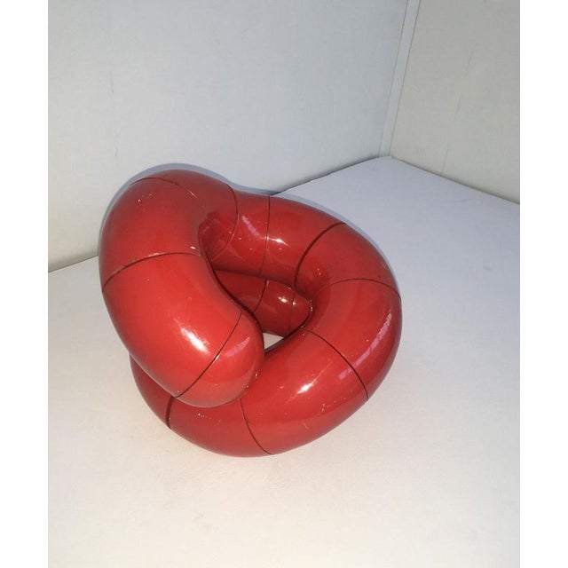 Red Les Simonnet, Polimorphes Kinetic Sculpture, 1980, Plastic For Sale - Image 8 of 18