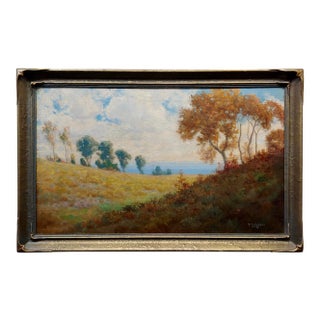 William Lees Judson -Santa Barbara Landscape-Impressionist Oil Painting C1900s For Sale