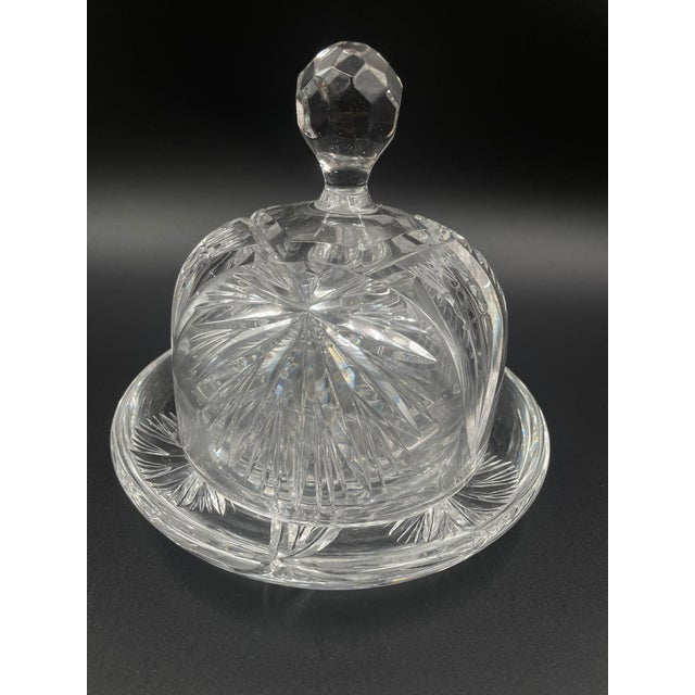 Crystal Butter Dish, 1972 For Sale - Image 4 of 13