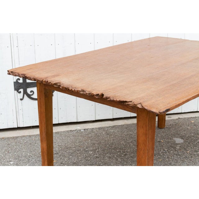 Antique Live Edge Teak Kitchen Dining Table For Sale - Image 11 of 12