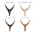 Gray Medium Nguni Head Black Iroko, Animal Head Wall Sculpture, Grey For Sale - Image 8 of 10