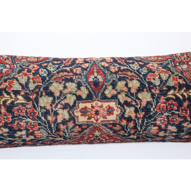 Textile Antique Collectore Handwoven Persian Rug Pillow Cushion Cover -16'' X 47'' For Sale - Image 7 of 10