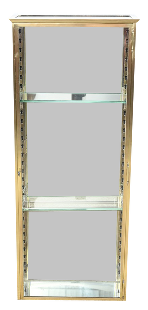 Small Brass Display Case, 1930s