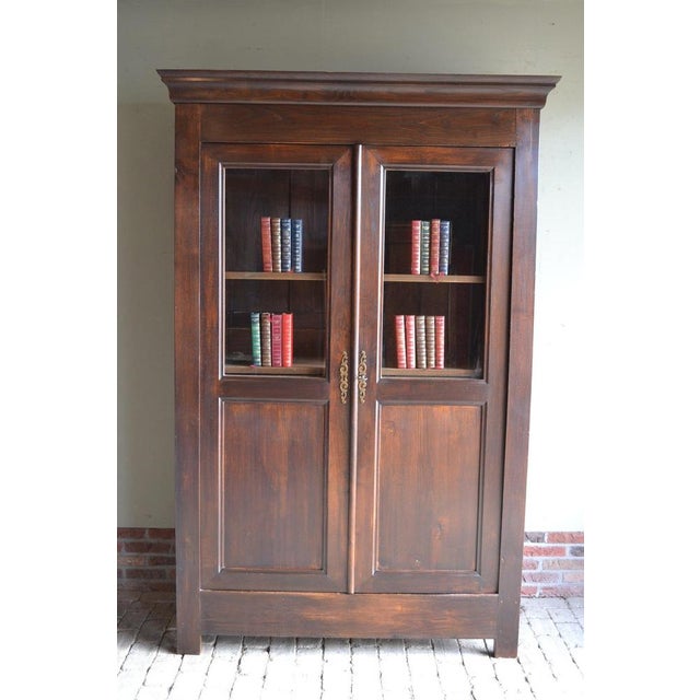 Display Cabinet in Oak For Sale - Image 8 of 9