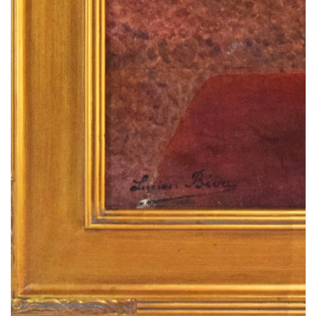 Vintage Impressionist Floral Still Life Painting by French - American Artist Lucien Biva For Sale In New York - Image 6 of 7