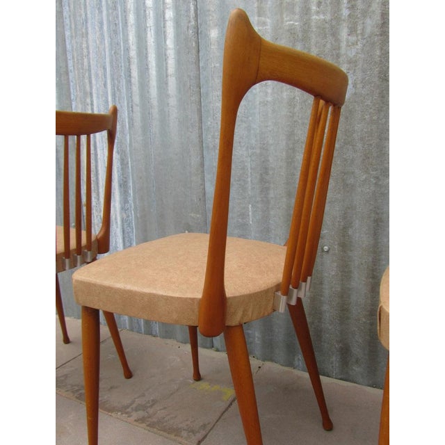 Mid-Century Dutch Organic Chairs from Stevens, 1950s, Set of 3 For Sale - Image 4 of 12