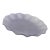Vintage Mikasa Frosted Glass Plate 1980s Ruffled Lotus Lavender Dinnerware 4748b For Sale