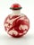 An exceptional 19th-century Chinese Peking glass overlay snuff bottle, beautifully hand-carved in a classic cameo...