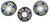 Moroccan 1950s Serving Pieces Ensemble Tunisian Platters + Moroccan Serving Bowl - Set of 7 For Sale - Image 3 of 18