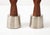Brown 1960's Mid-Century Modern Chrome and Walnut Table Lamps by Laurel For Sale - Image 8 of 10