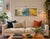 Lisa Lygo, Panoramic Thames View Triptych, 2005, Oil Painting on Canvas, Framed For Sale - Image 3 of 9