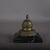 Metal Antique 19th Century Bronze Inkwell with Hinged Lid on Marble Base For Sale - Image 7 of 10