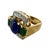 Early 21st Century 4.35 CTW Vintage No Heat Burmese Sapphire & Diamond 18k Gold Ring, Size 6 For Sale - Image 5 of 9