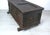 Rustic Antique German Dark Oak Trunk For Sale - Image 3 of 14