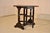 Early 18th Century English Oak Hand-Carved Gate Leg For Sale - Image 10 of 14
