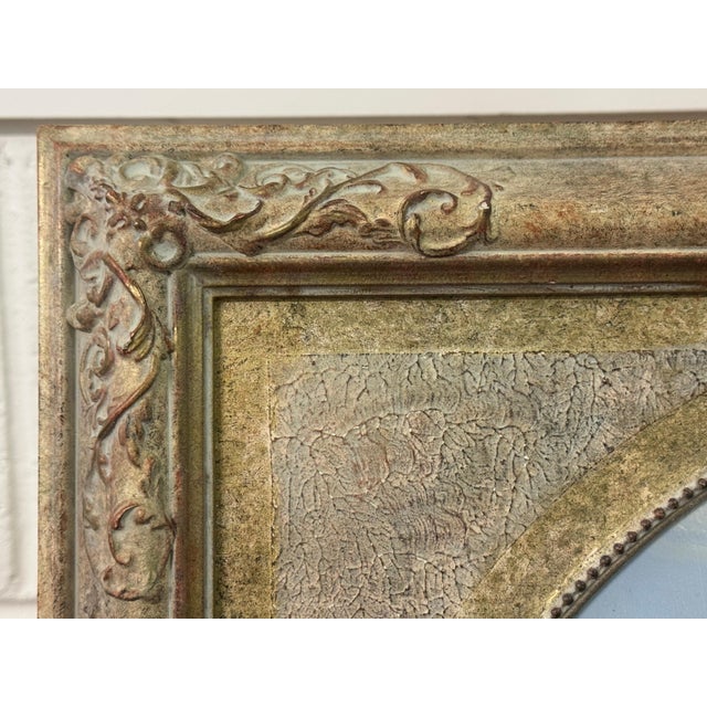 Late 20th Century Pair - Ornately framed Oval English River Flower Scenes with Swans, Cows, Sheep 1990 (Circa) For Sale - Image 5 of 16