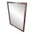 1961 Virginia Mirror Company Enamel on Copper Rectangle Wall Mirror For Sale