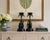 Pair of Vintage Cast Metal "Reading Monkey" Palm Tree Candlesticks For Sale - Image 10 of 12