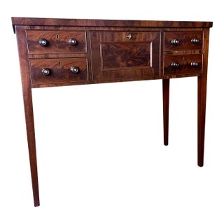 Antique Flame Mahogany Brandy Board For Sale