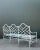 Late 20th Century Vintage Outdoor Chinese Chippendale Cast Aluminum Sofa For Sale - Image 5 of 12