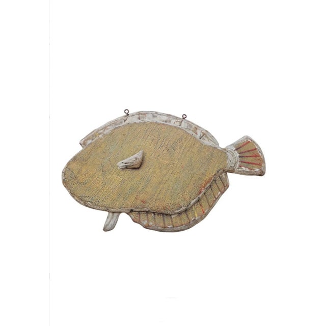 Antique American North Carolina Coastal Bait Shop Advertising Fish Sign For Sale - Image 11 of 11