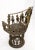 Solid Bronze 44 Figurines African Cameroon Bronze Figurative Throne Chair For Sale - Image 9 of 13
