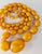 Gemstone 20th Century Butterscotch Egg Yolk Baltic Amber Bead Necklace For Sale - Image 7 of 12