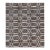 Brown & Natural Modern Wool Rug For Sale