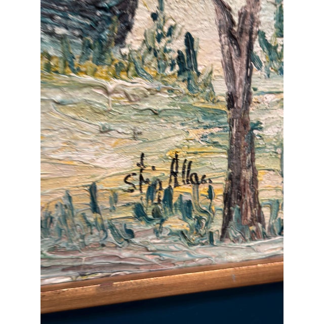 Stig Allan, Landskrona, 1950s, Oil on Panel, Framed For Sale - Image 8 of 18