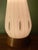 White Mid-Century Modern White Glass Table Lamp With Teak Base For Sale - Image 8 of 8