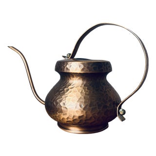 Vintage Copper Cactus Watering Can, 1960s For Sale