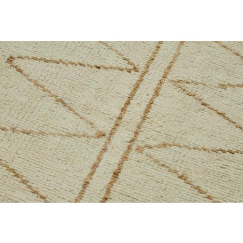 Beige Bohemian Runner Rug For Sale - Image 5 of 7