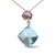 Every woman deserves jewelry that sparkles like this stunning 18k white and rose gold pendant necklace. The elegant...