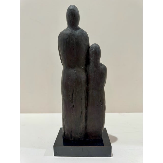 1960s 1960s Larry Mohr Bronze Praying Women Sculpture Signed From Artist Estate For Sale - Image 5 of 8