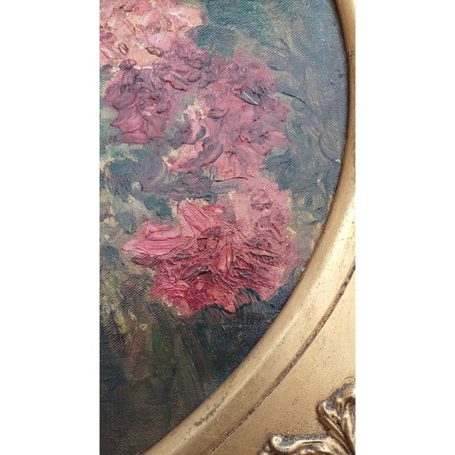 R. Fossataro, Flower Vase, Early 1900s, Oil on Canvas, Framed For Sale - Image 10 of 15