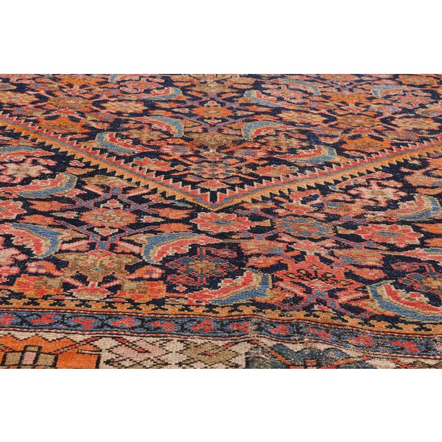 Late 19th Century Late 19th Century Persian Malayer Rug, 07'02 X 18'11 For Sale - Image 5 of 10