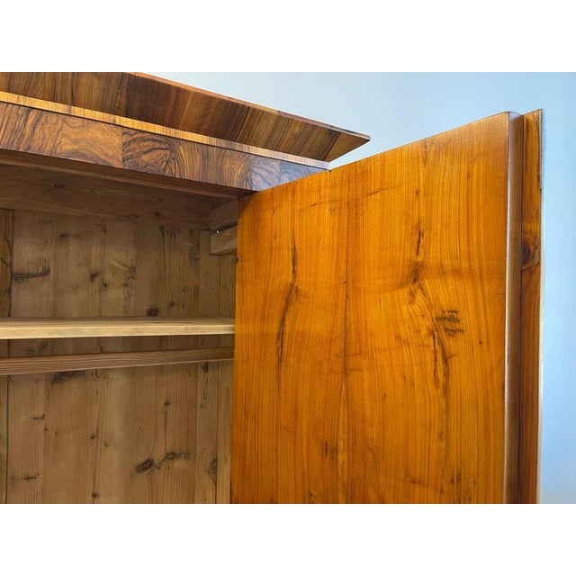 Brown Biedermeier Cupboard or Wardrobe For Sale - Image 8 of 15
