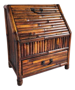 Decorative Bamboo Table Top Chest