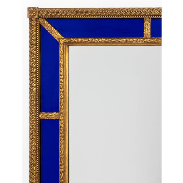 Early 20th Century Swedish Baroque Style Giltwood Cushion-Cut Mirror For Sale - Image 5 of 6