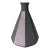 French Gray and Pink Vase For Sale